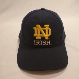 Top of the World 🖤  Notre Dame. Snap back hat.